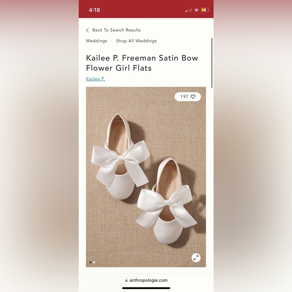 Flower girl shoes